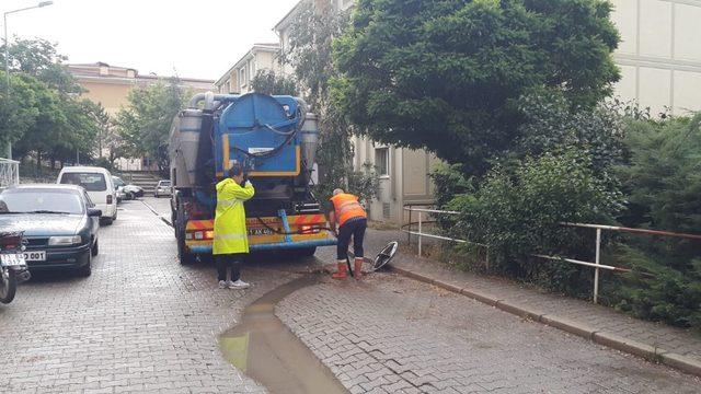 Bilecik Belediyesi’nden mazgal temizliği çalışması