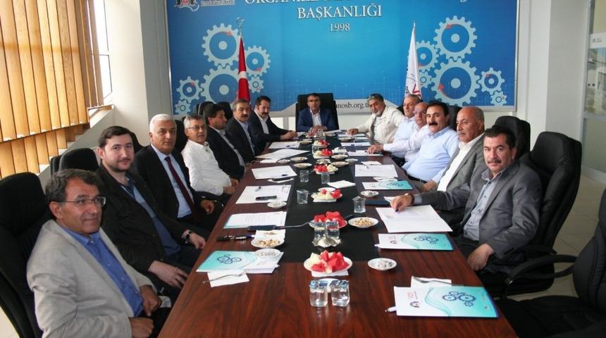 Van Ekonomi Konseyi bileşenlerinden aylık olağan toplantı