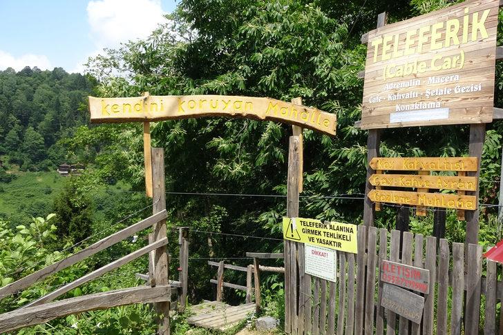 Bu ağaç eve 500 metrelik teleferikle ulaşılıyor G3