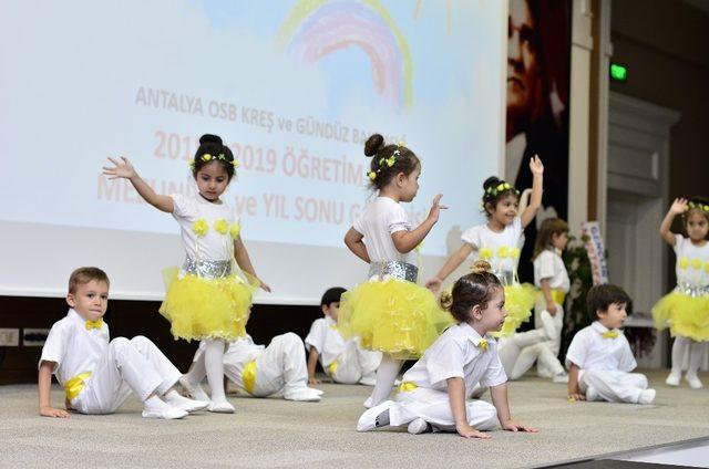 Antalya OSB Gündüz Bakım Evinde mezuniyet sevinci