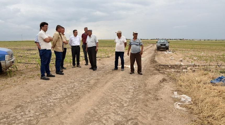 Başkan Ata&ccedil;&rsquo;tan &uuml;reticilere ge&ccedil;miş olsun ziyareti
