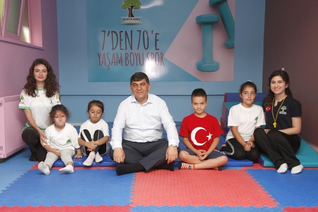 Yaz d&ouml;neminde spor merkezine b&uuml;y&uuml;k ilgi