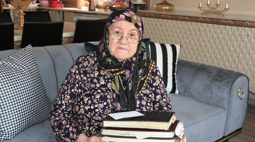 85 yaşındaki Hatice Nine yazdığı bin 300 şiirin kitaplaştırılmasını istiyor