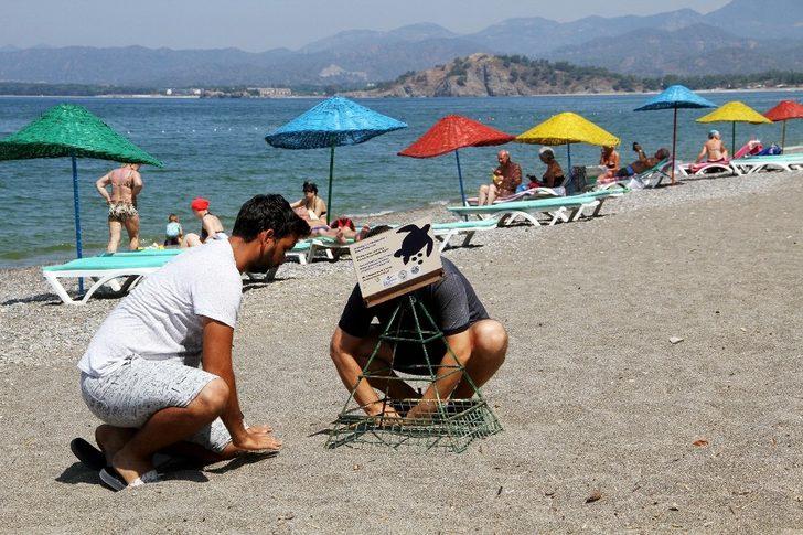 Carettalar kıyılara yumurta bırakmaya başladı G2