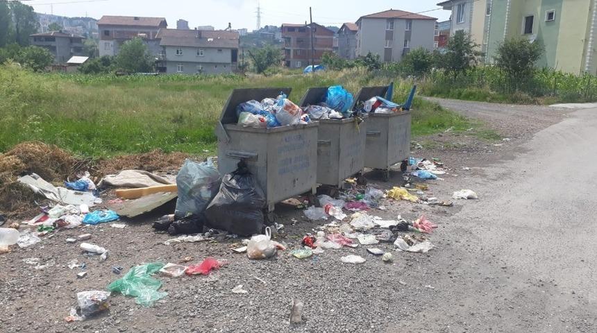 Mahalleli &ccedil;&ouml;plerin alınmamasından şikayet&ccedil;i
