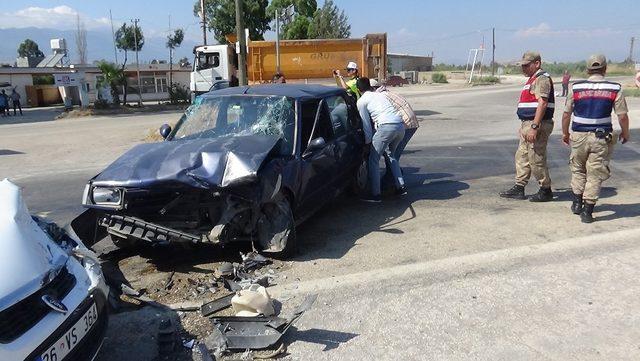 Hatay’da trafik kazası: 2 yaralı