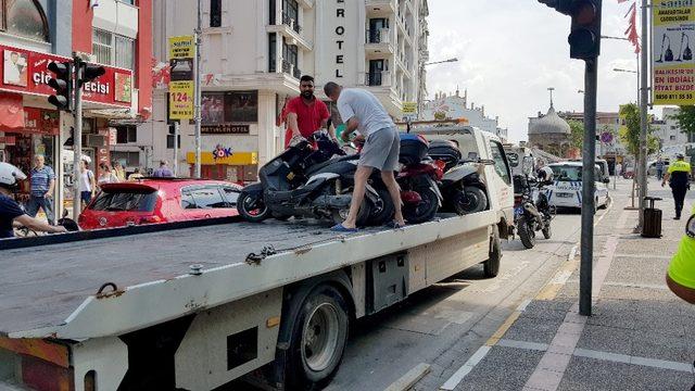 Balıkesir’de elektrikli bisikletler denetlendi