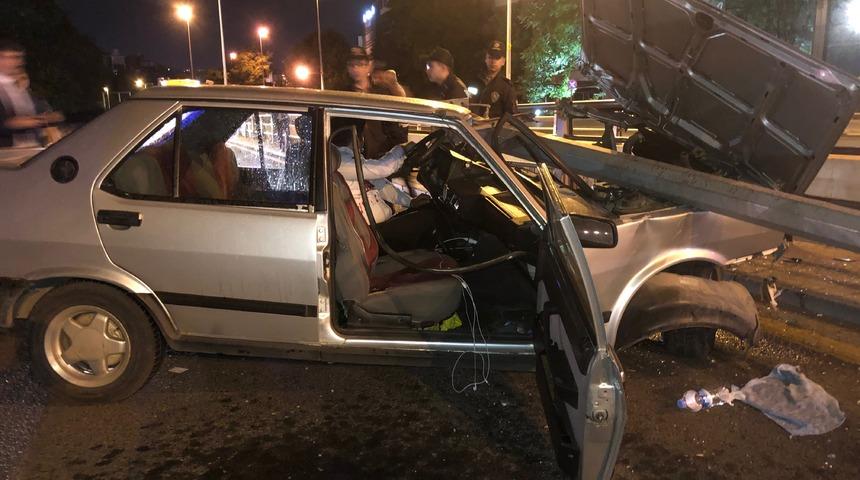 TBMM &ouml;n&uuml;nde feci kaza!