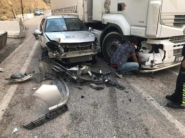 Mut’ta trafik kazası; 1 yaralı