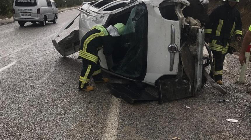 Denizli&rsquo;de trafik kazası: 6 yaralı