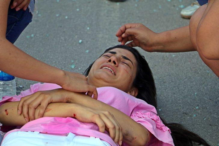 Antalya'da korkunç anlar! Metrelerce savrulup, acı içinde yere yığıldı G1