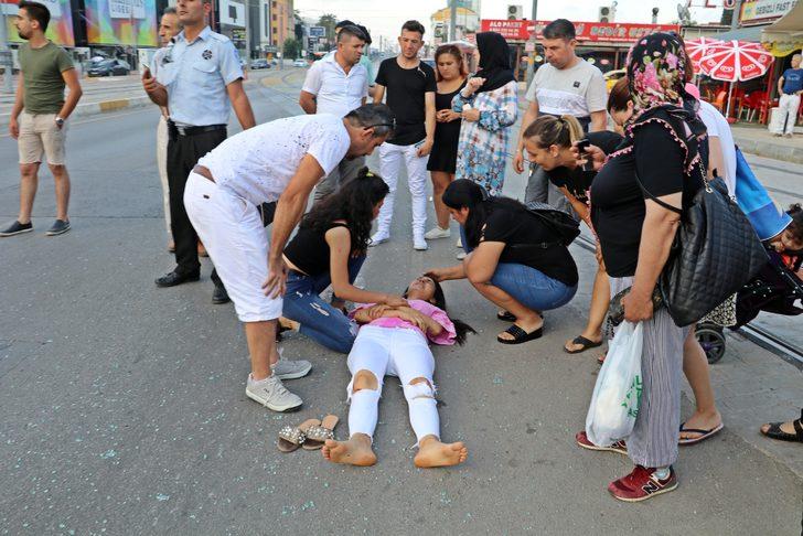 Antalya'da korkunç anlar! Metrelerce savrulup, acı içinde yere yığıldı G2