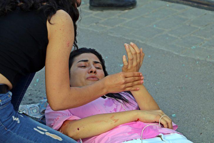 Antalya'da korkunç anlar! Metrelerce savrulup, acı içinde yere yığıldı G4