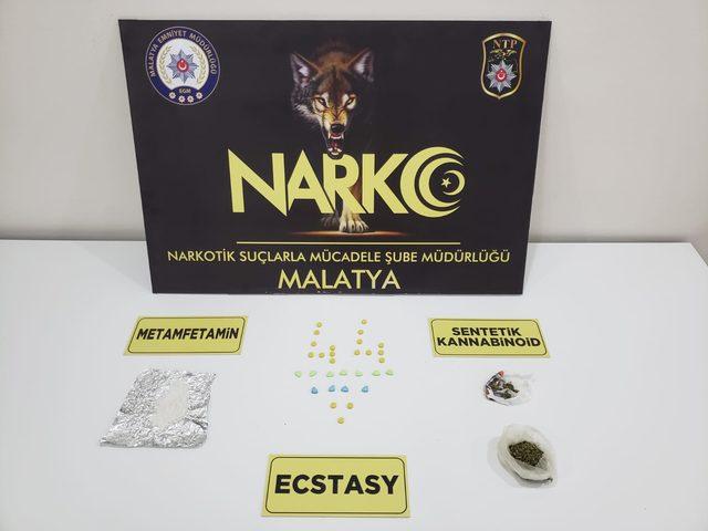 Malatya'da uyuşturucuya 4 tutuklama 
