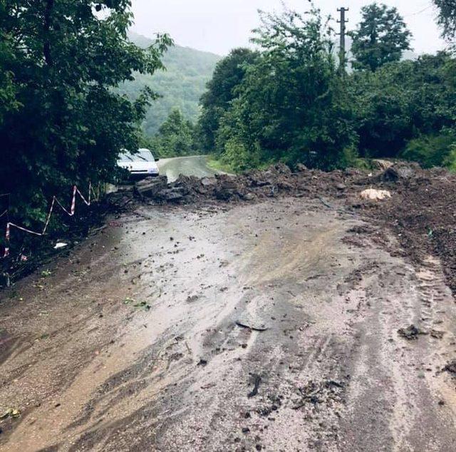 Ordu’nun ilçelerinde sağanak etkili oldu