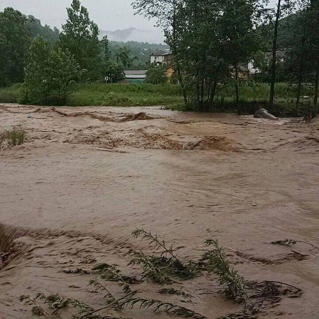 Ordu’nun ilçelerinde sağanak etkili oldu