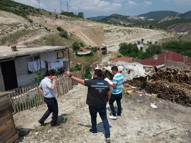 Başkan Ocak, doğalgaz çalışmalarını yerinde inceledi