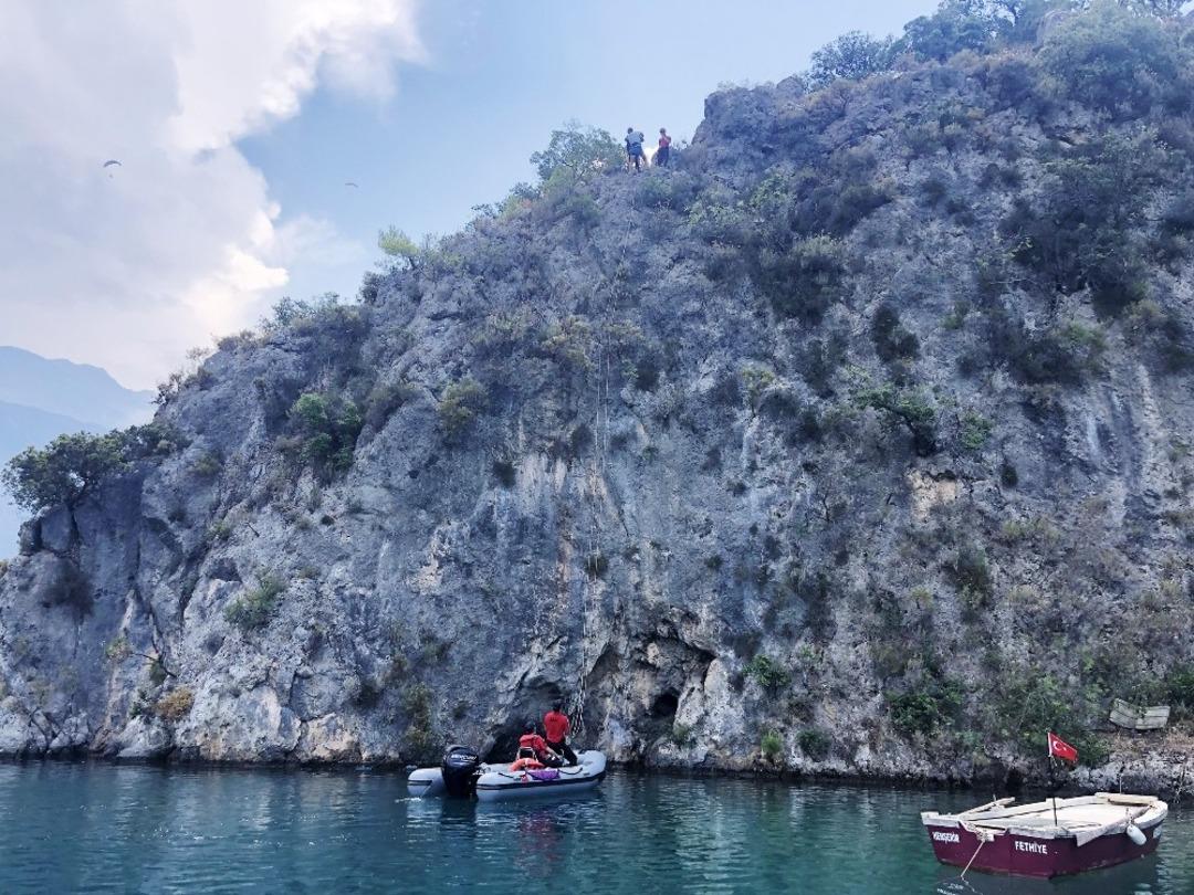 JAK timinden &Ouml;l&uuml;deniz&rsquo;de ger&ccedil;eği aratmayan kurtarma tatbikatı