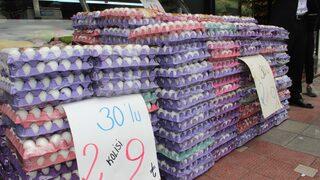 Yumurtanın kolisi 4.5 liraya kadar düştü 