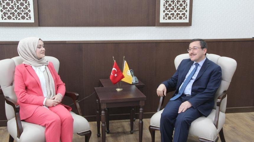 MİAD kadın kollarından Rekt&ouml;r&uuml; Kızılay&rsquo;a ziyaret