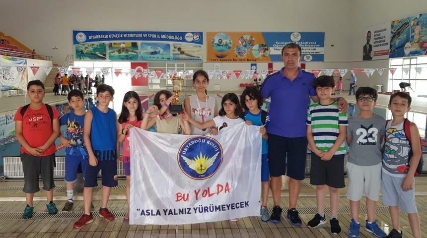 Diyarbakır&rsquo;da y&uuml;zme m&uuml;sabakaları tamamlandı