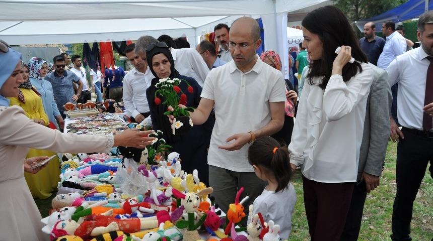 Sason’da el emeği göz nuru ürünler sergisine yoğun ilgi
