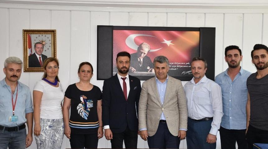 Sağlık-Sen İzmir 1 No&rsquo;lu Şubesinden Buca kaymakamına ziyaret