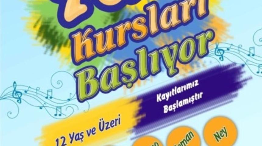 Belediye konservatuarına yaz kayıtları başladı