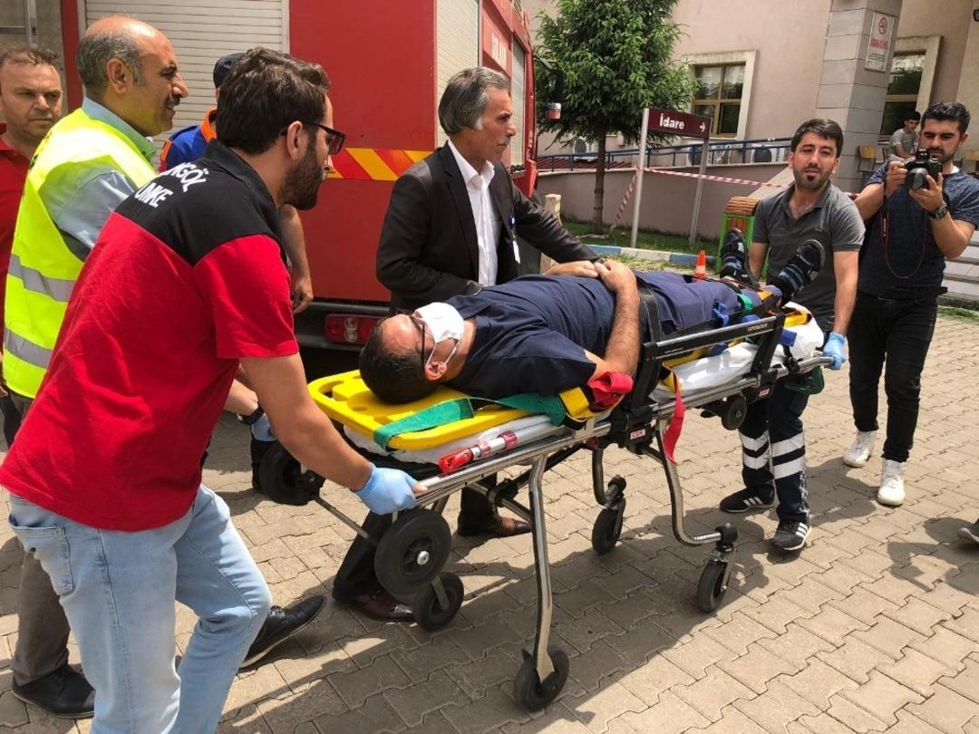 Hastanede &rsquo;Yangın&rsquo; tatbikatı ger&ccedil;eği aratmadı