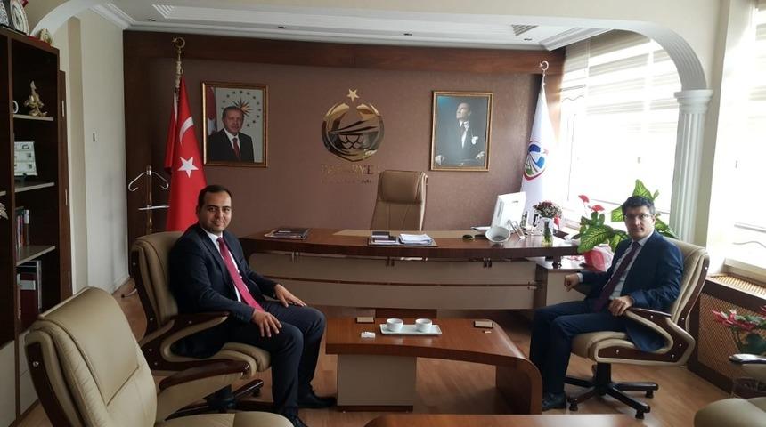 Rektör İbrahim Taş Pazaryeri ilçesini ziyaret etti