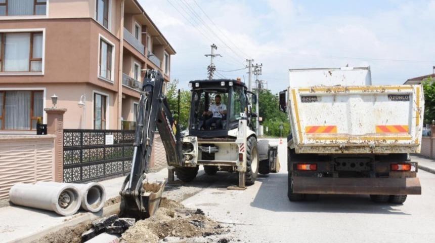 Düzce Belediyesi alt yapı çalışmaları Koçyazı’da başladı
