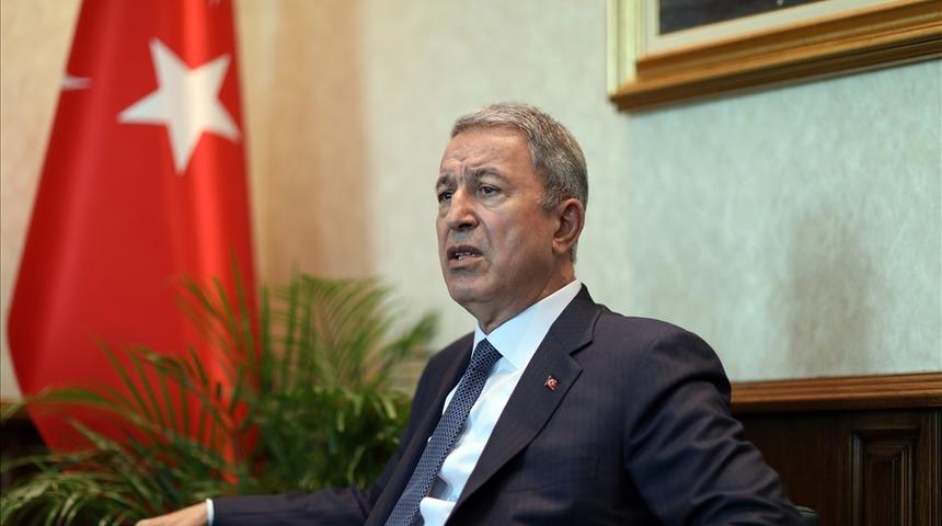 Bakan Akar'dan ABD açıklaması: Müttefiklik ruhuna uygun hareket edilmesinden yanayız