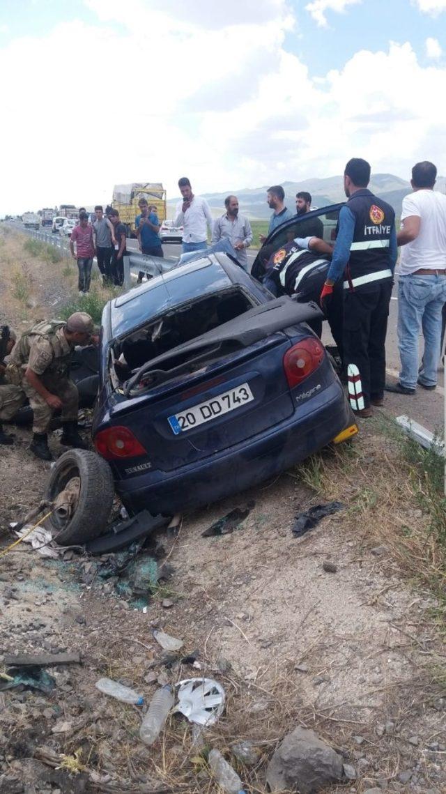 Tutak’ta trafik kazası: 1 ölü 2 yaralı