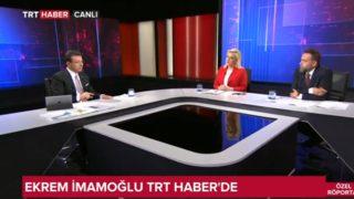 Ekrem İmamoğlu, TRT Haber'de soruları yanıtladı