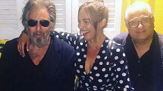 Meryem Uzerli, dünyaca ünlü yıldız Al Pacino ile buluştu