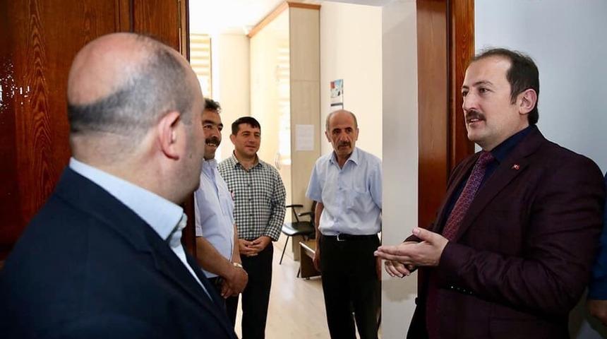 Vali Pehlivan, A&ccedil;ık Kapı B&uuml;rosunda denetlemelerde bulundu