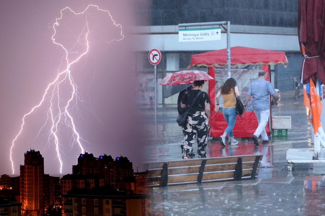 İstanbul g&uuml;ne yağmurla başladı