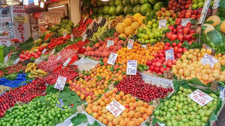 En az tarımsal ila&ccedil; (pestisit) i&ccedil;eren gıdalar