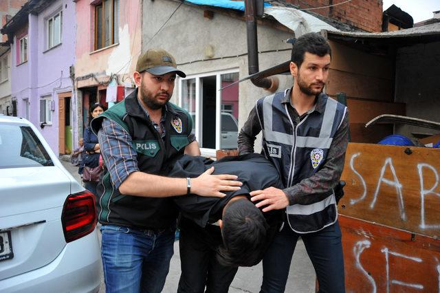 Bursa'da 'Çekirge' operasyonunda 35 tutuklama