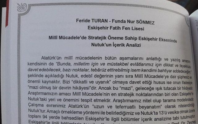 ‘Uluslararası Sempozyumda’ Eskişehir’i başarıyla temsil ettiler