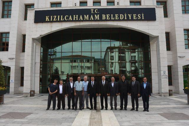 Azerbaycan Büyükelçisi’nden Kızılcahamam Belediye Başkanı Acar’a ziyaret