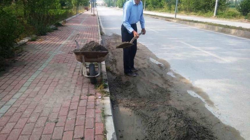 Selin getirdi, vatandaş temizledi
