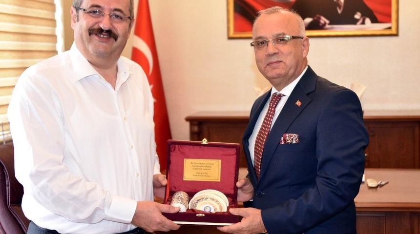 Başkan Kayda&rsquo;dan Kaymakam Sağlam&rsquo;a &rsquo;hayırlı olsun&rsquo; ziyareti