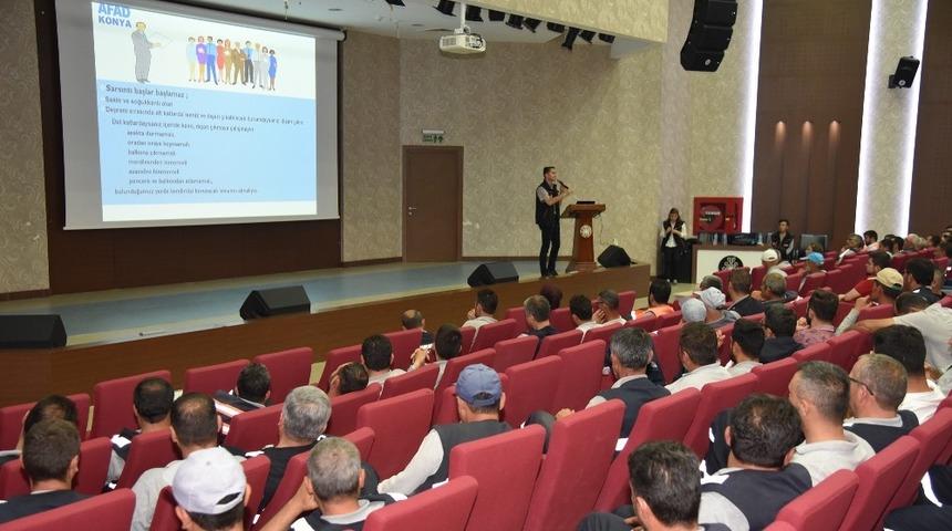 Sel&ccedil;uklu Belediyesinden afetlere karşı eğitim