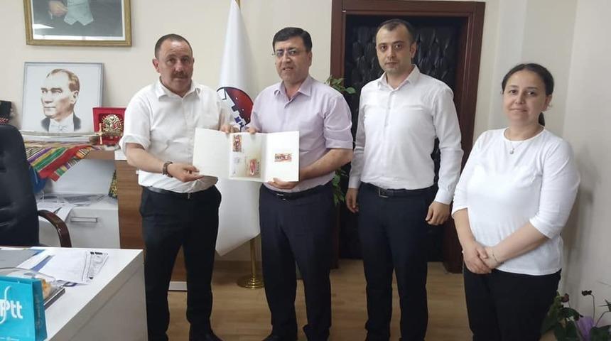 PTT Başm&uuml;d&uuml;rl&uuml;ğ&uuml;&rsquo;nden Başkan Sever&rsquo;e ziyaret