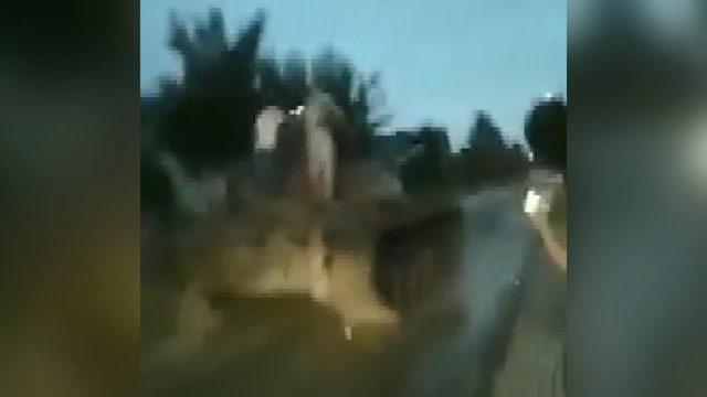 Alkollü tank sürücüsünü polis durdurdu