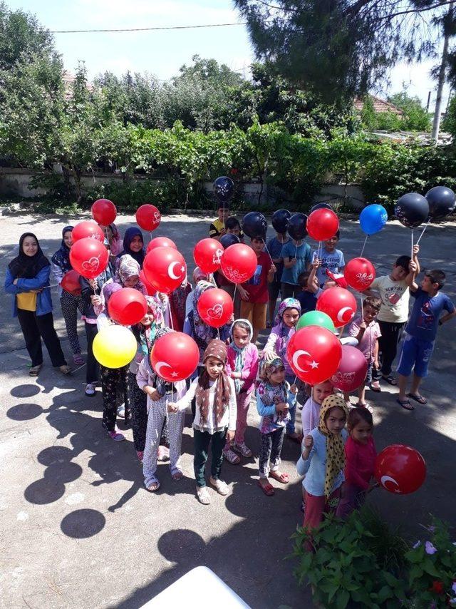 Sarıgöl’de camiler çocuklarla şenlendi