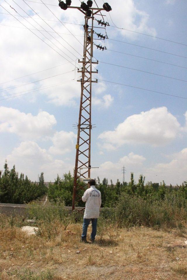 Karaman’da elektrik akımına kapılan işçi ölümden döndü