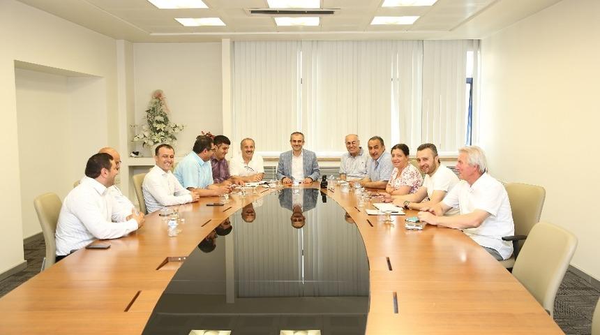 Başkan &Ccedil;ift&ccedil;i, mahalle muhtarları ile buluştu