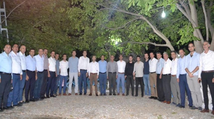 Sason&rsquo;da tayini &ccedil;ıkan savcı ve tabur komutanı onuruna yemek verildi